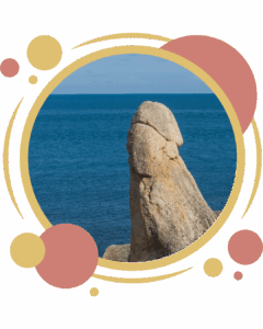 penis shaped Grandfather rock in Koh Samui , Thailand