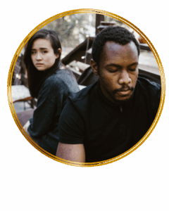 couple looking concerned