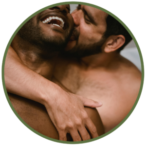 men hugging each other