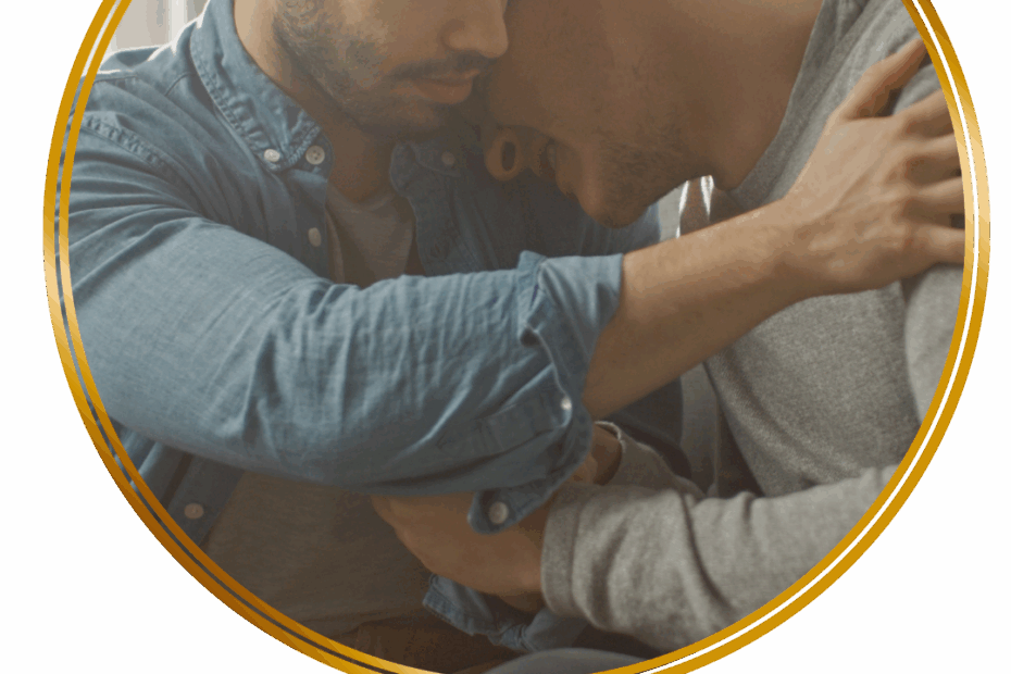 gay men couple sad and angry