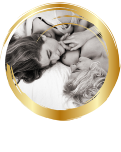 lovers cuddling in bed