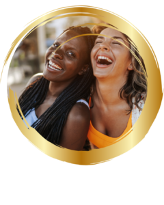 friends laughing together