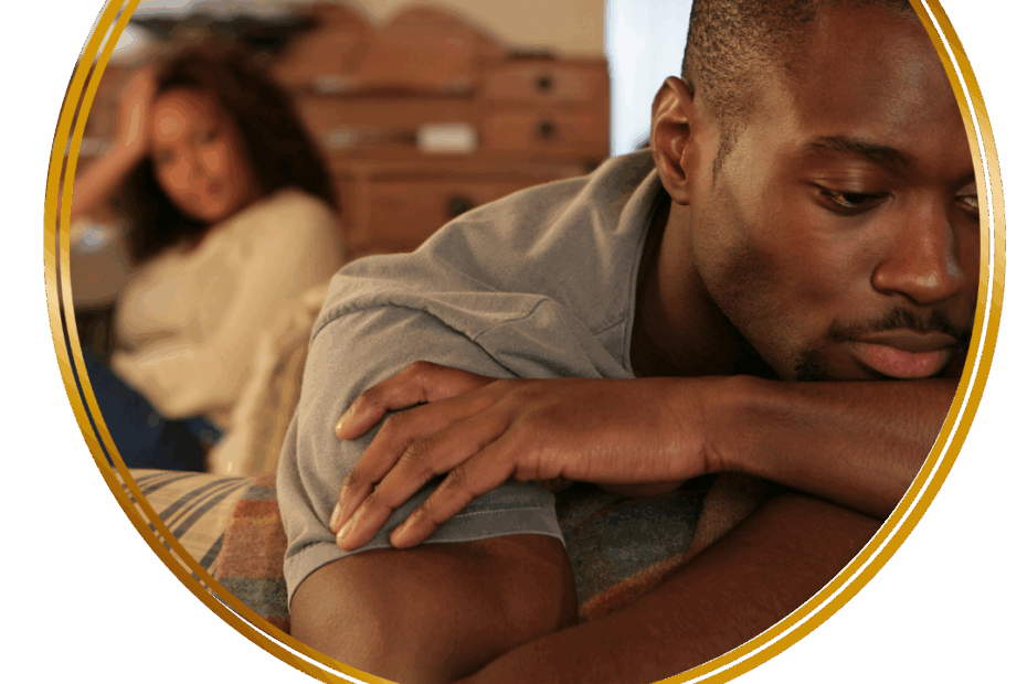 angry resentful couple fighting