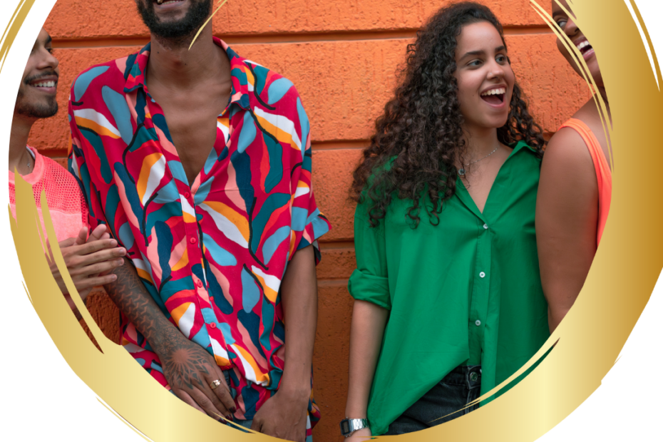 group of friends smiling