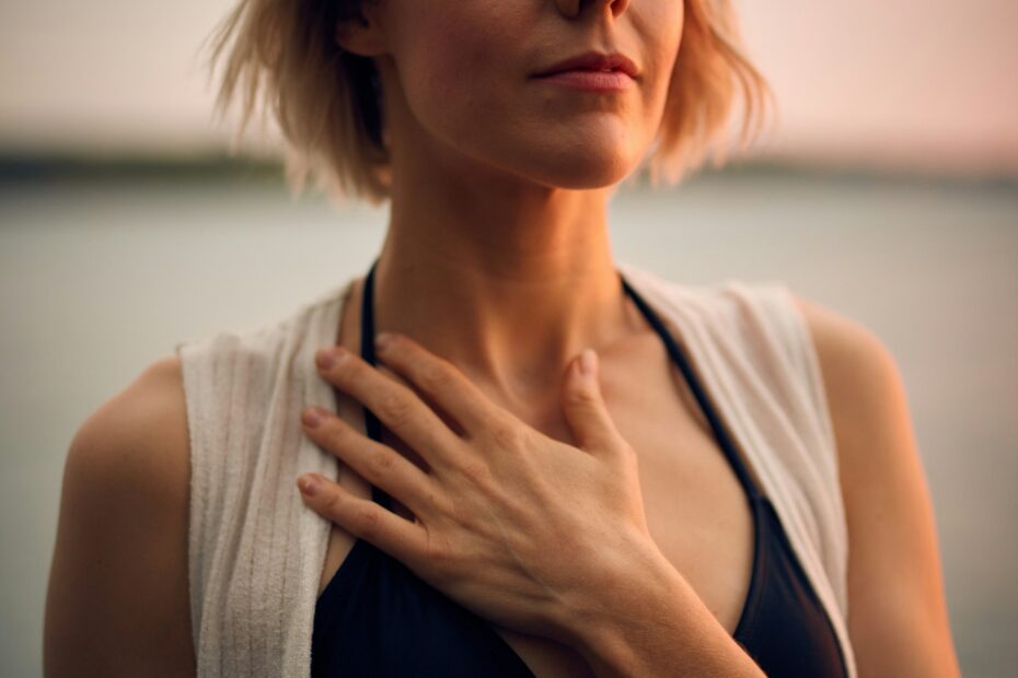 grieving woman